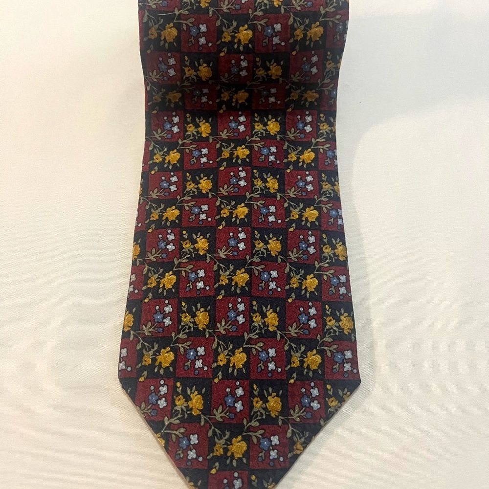 Valentino Cravatte Men’s Silk Luxury Floral Tie Italy Old Money Formal Luxury